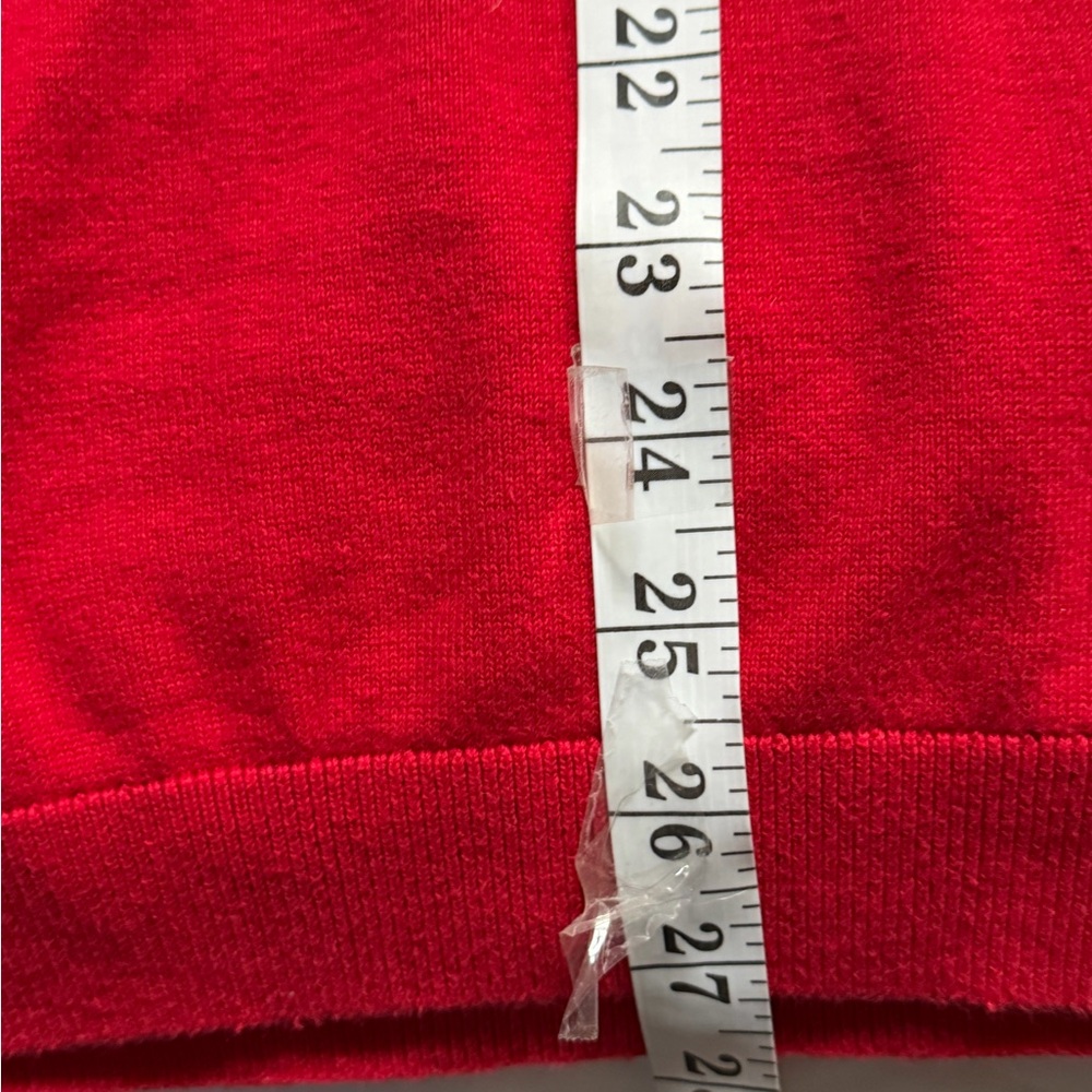 TOMMY HILFIGER Cozy Polar Bear Red Knit Sweater - Picture 12 of 12